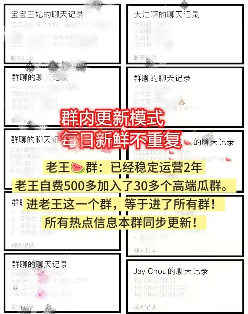 老王瓜瓜群，一起恰瓜🍉